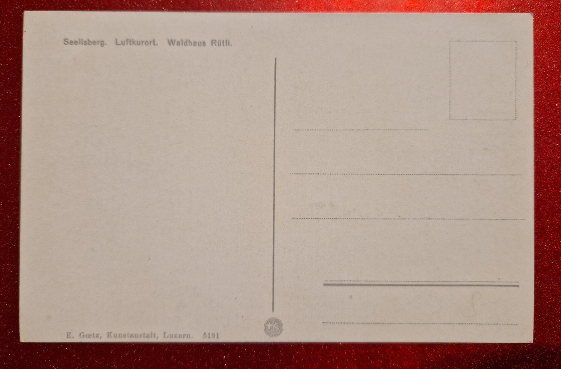 Cartoline postali: Seelisberg Luftkurort Waldhaus Rütli – Nuovo (secondo la descrizione) da Melchnau venduto da Arthurius 1