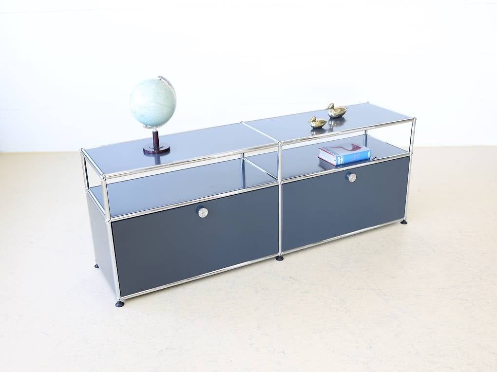 USM Kommoden: USM Haller Lowboard in Anthrazitgrau 2x2 – Gebraucht aus Meinisberg von atelier_TILIJA 8