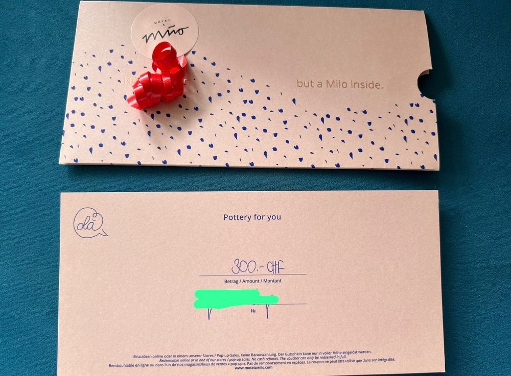 Motel a Miio Geschirr Gutschein 300. / Handmade Porzellan Kaufen auf