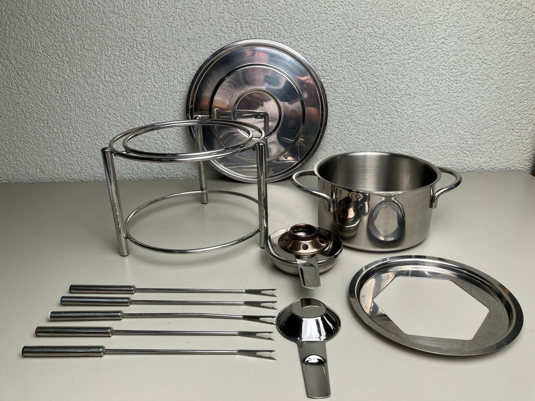 Pfannen: Fondue - Chinoise - Set – Gebraucht aus Stallikon von Colombaccio 1