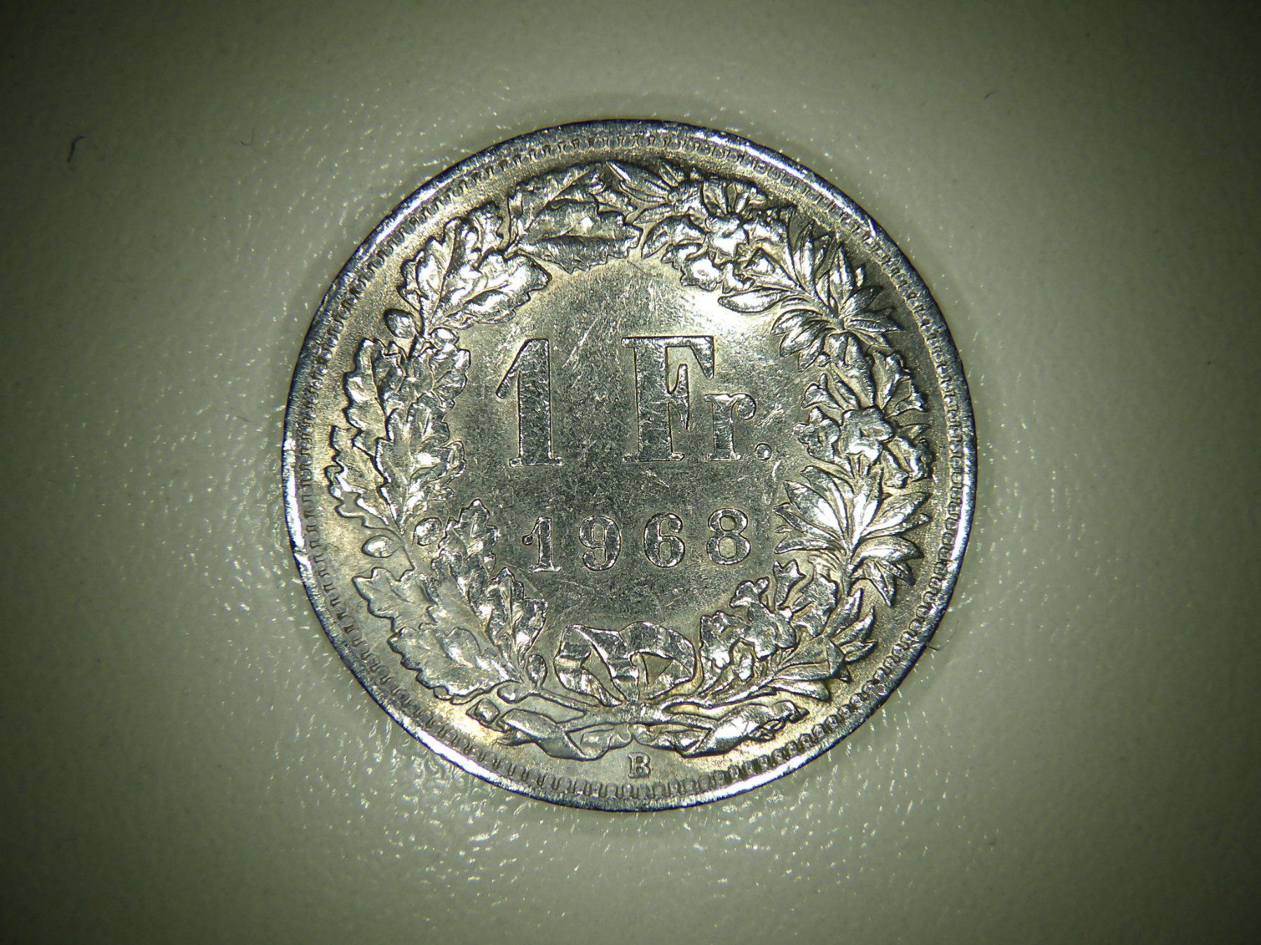 Tutti le monete: Schweizer Münze 1 Fr. 1968 – Usato da Egg b. Zürich venduto da yan_6728