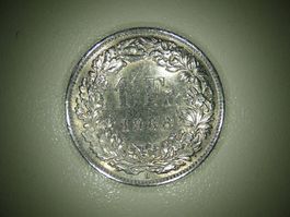 Schweizer Münze 1 Fr. 1968