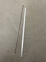 12x Vorhang Laufleiste und Beschwerung aus Aluminium