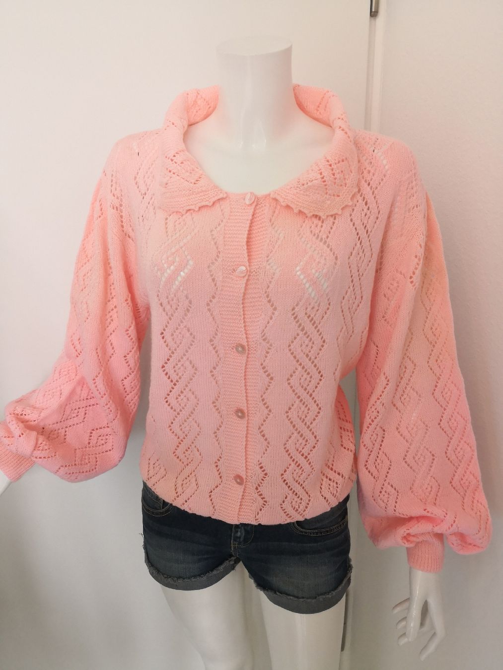 Jacken: 🤩HANDGEMACHTE STRICK-JACKE ROSA – Neu (gemäss Beschreibung) aus Olten von Naja-Twins-Twins 8