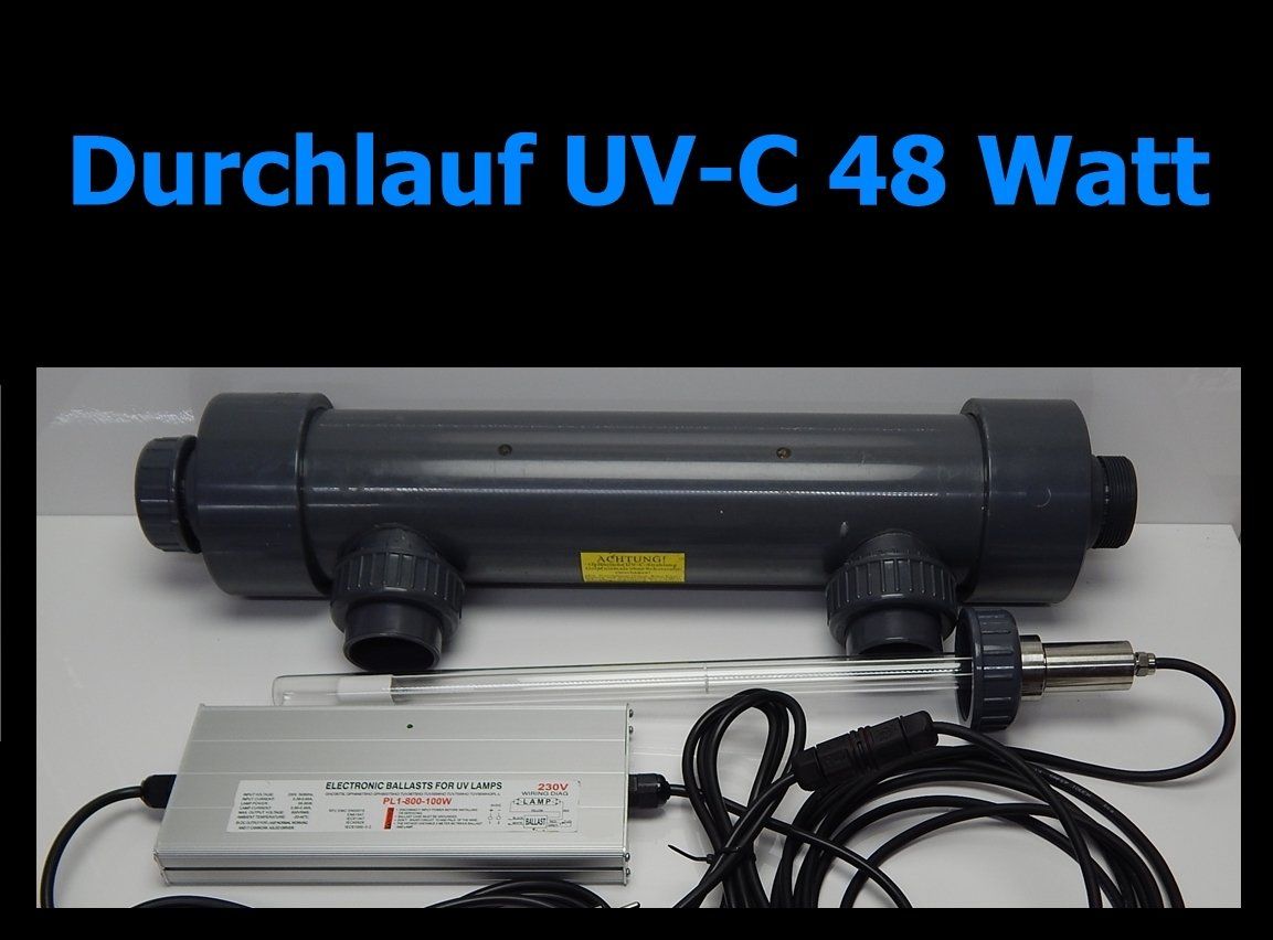 Sanitari: UVC Entkeimer 48W Aquarium Teich UV Klärer Filter – Usato da Hittnau venduto da Silvio50