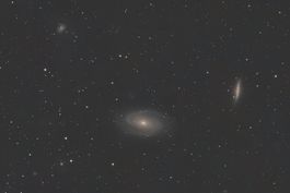 Original Astrofoto: M81, M82 & NGC 3077, Einzelstück