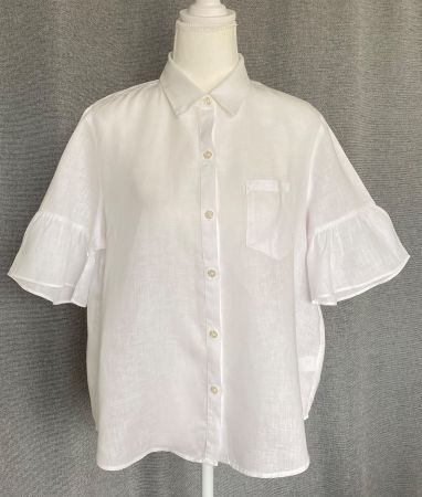 Lord & Taylor Leinenbluse Grösse L