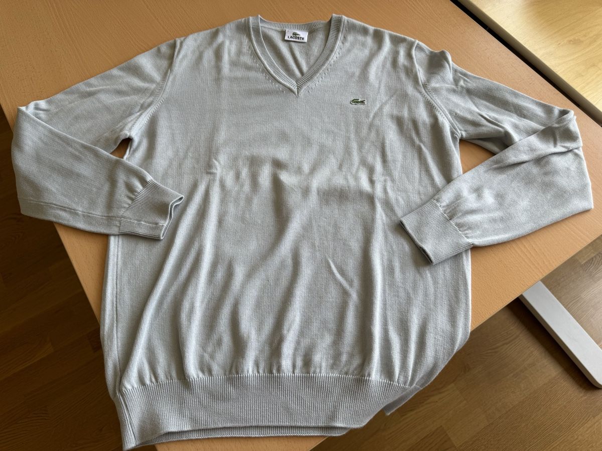 Lacoste Maglioni & Felpe: Pull Lacoste, taille 5, Gris Clair bleuté, 100% coton – Nuovo (secondo la descrizione) da Morges venduto da sandy069 2