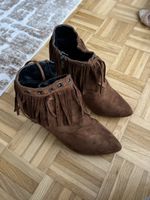 Braune Fransen Stiefel (Gr. 39)