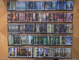 Magic the gathering full art lands collection (281 cards mtg