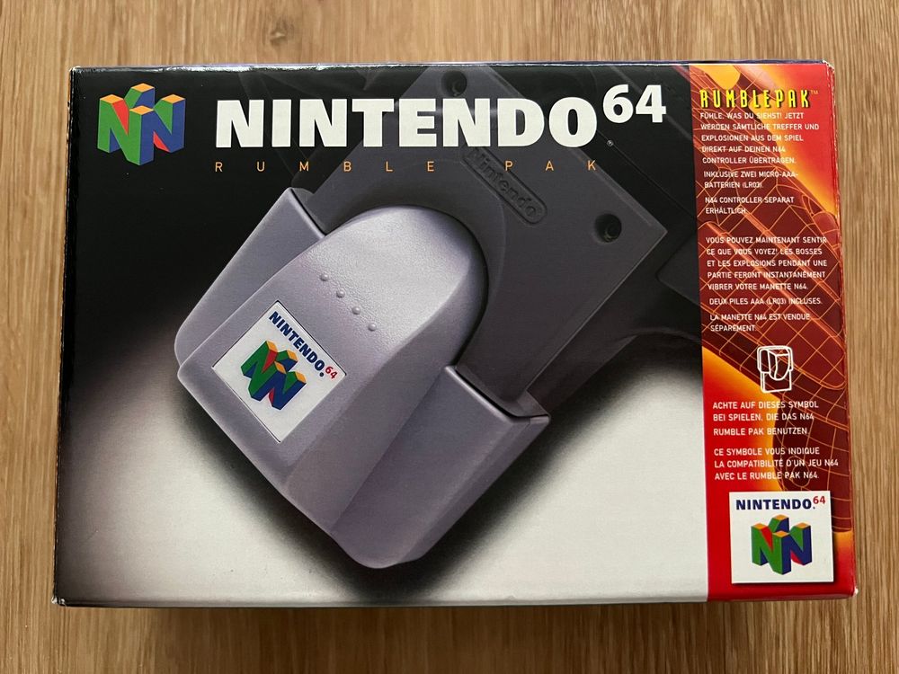 Original Nintendo 64 Rumble Pak OVP ***TOP*** | Kaufen auf Ricardo