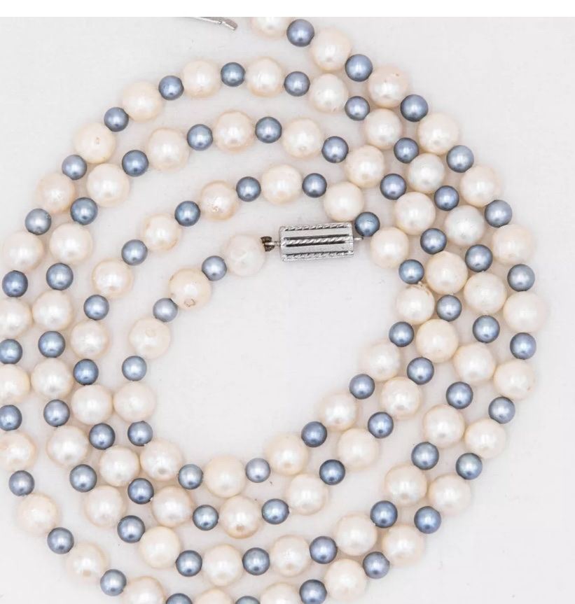 Catenine: Collier de perles bicolore or – Usato da Granges-Paccot venduto da keopskephrem 1