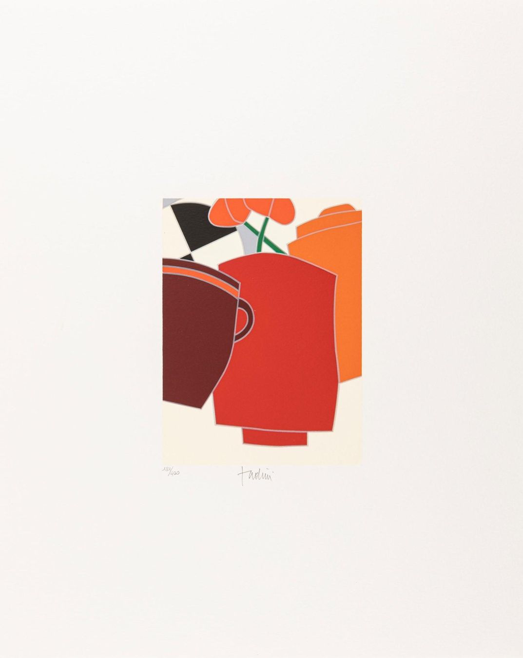 Grafica & Litografie: Emilio Tadini,  2 Signed Silkscreen /sérigraphie – Usato da Morges venduto da Audemars07 1