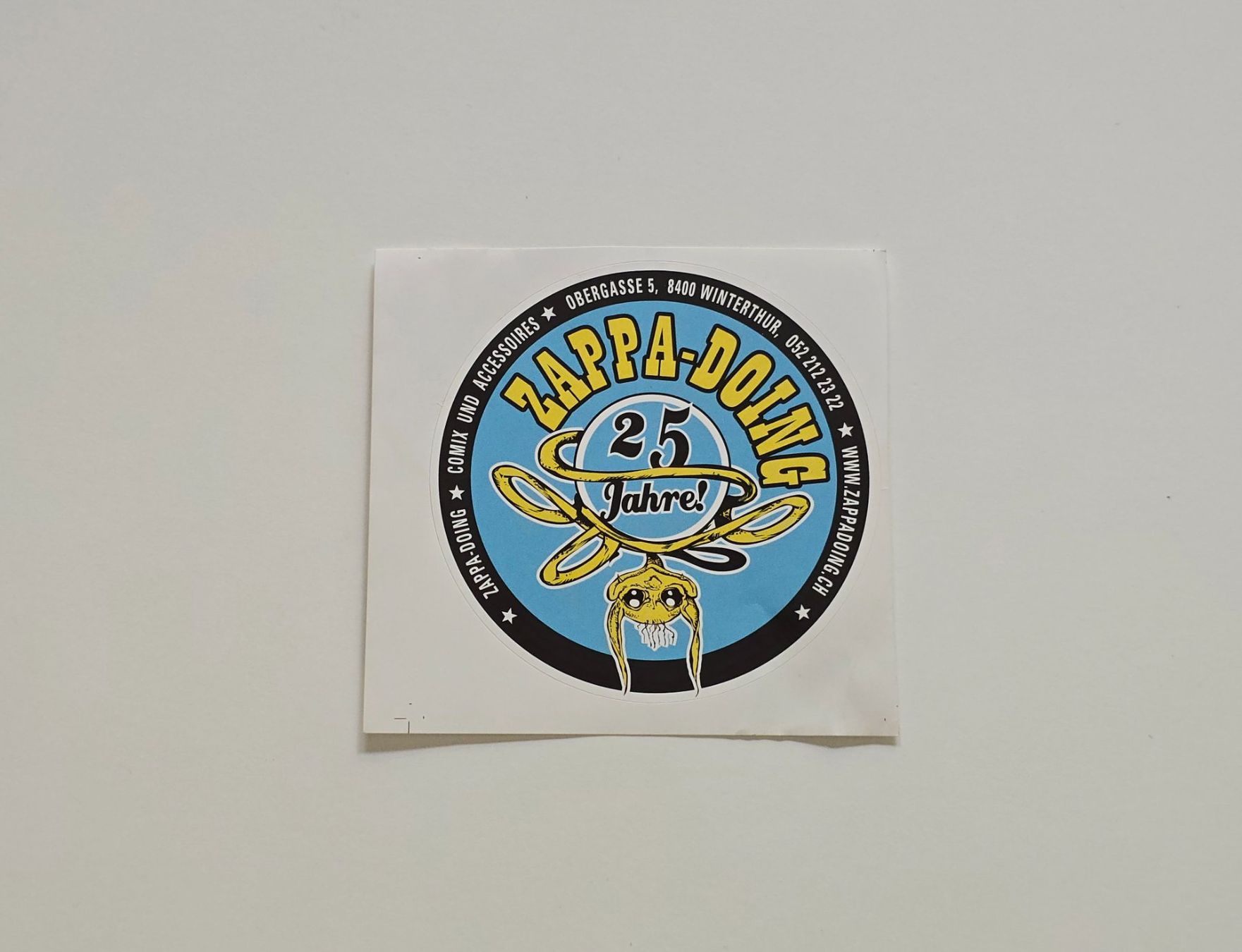 Fumetti: Zappa-Doing Winterthur Jubiläum Sticker / Aufkleber – Usato da Dättlikon venduto da Wundertuete_