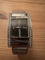 Esprit Damenuhr, Edelstahl, mit Strass Steinen
