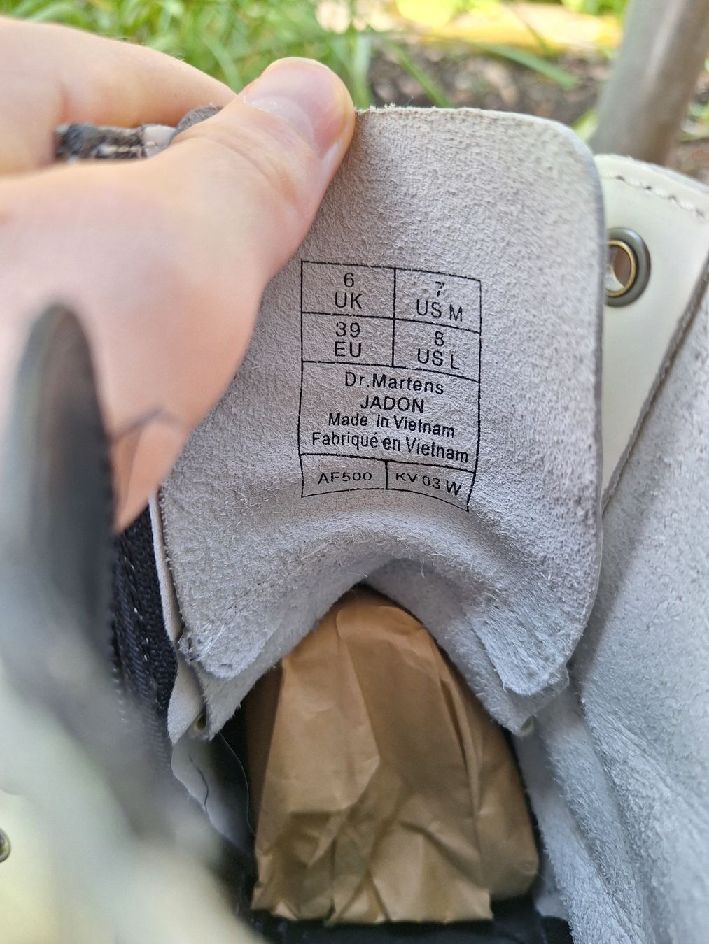 Dr. Martens Chaussures femmes: Dr Martens Jadon Weiss – D'occasion à Teufenthal AG par boebe071 5