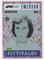 2025 Topps F1 Turbo Attax Formel 1 Fittipaldi Pink Parallel