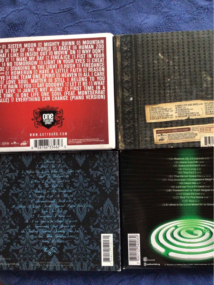 CDs: 7x Gotthard CD‘s – Gebraucht aus Oftringen von anbara 4