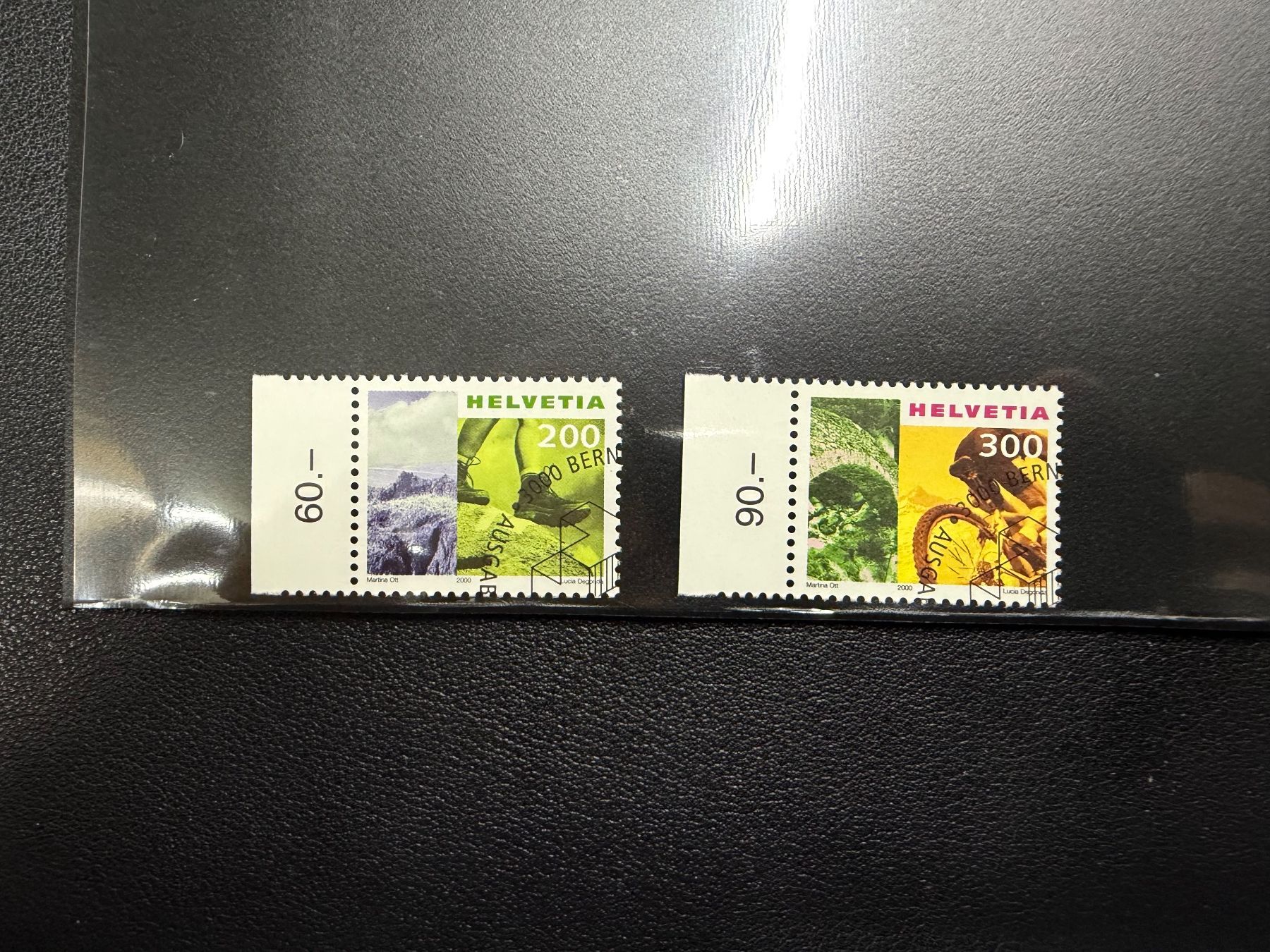 Alle Briefmarken: Tourismus 2000 2 Werte ET – Gebraucht aus oberrüti von jeanmei