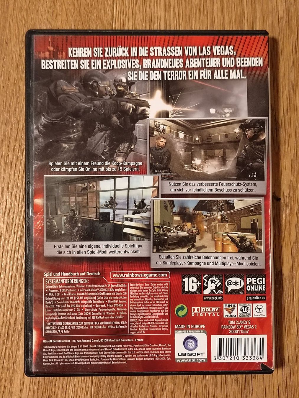 Giochi: Rainbow Six Vegas 2 PC 2008 DE – Usato da Fribourg venduto da Nooky 1
