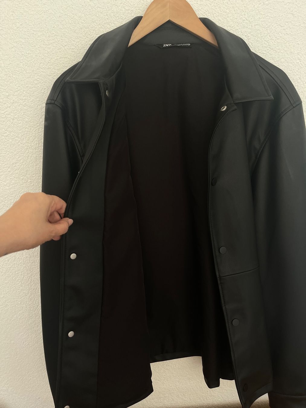 Zara Jacken: Zara Leder Hemd Jacke Grösse 44 XL – Gebraucht aus Nussbaumen AG von HelenaDavid1910 2
