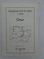 Topographische Karte - Chur 1949