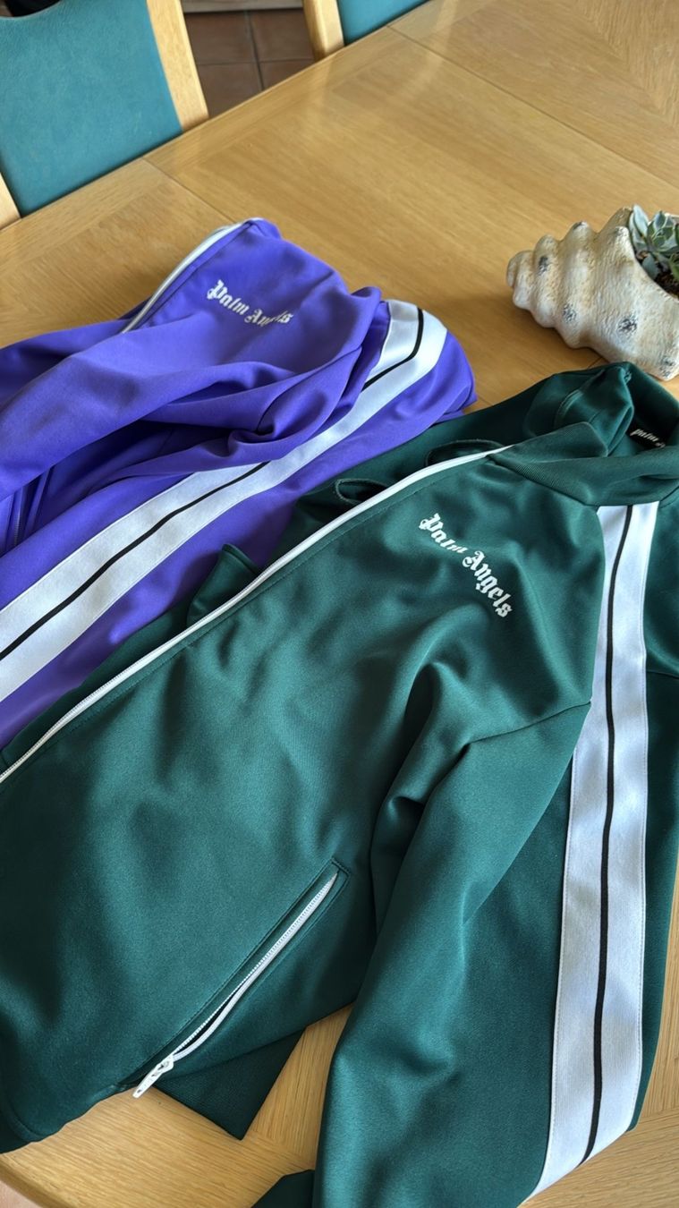 Palm Angels Giacche: 2x Palm Angels trackjackets Green + Purple – Usato da Murten venduto da sas_wc9h