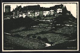 AK Regensberg, Ortsansicht, 1916