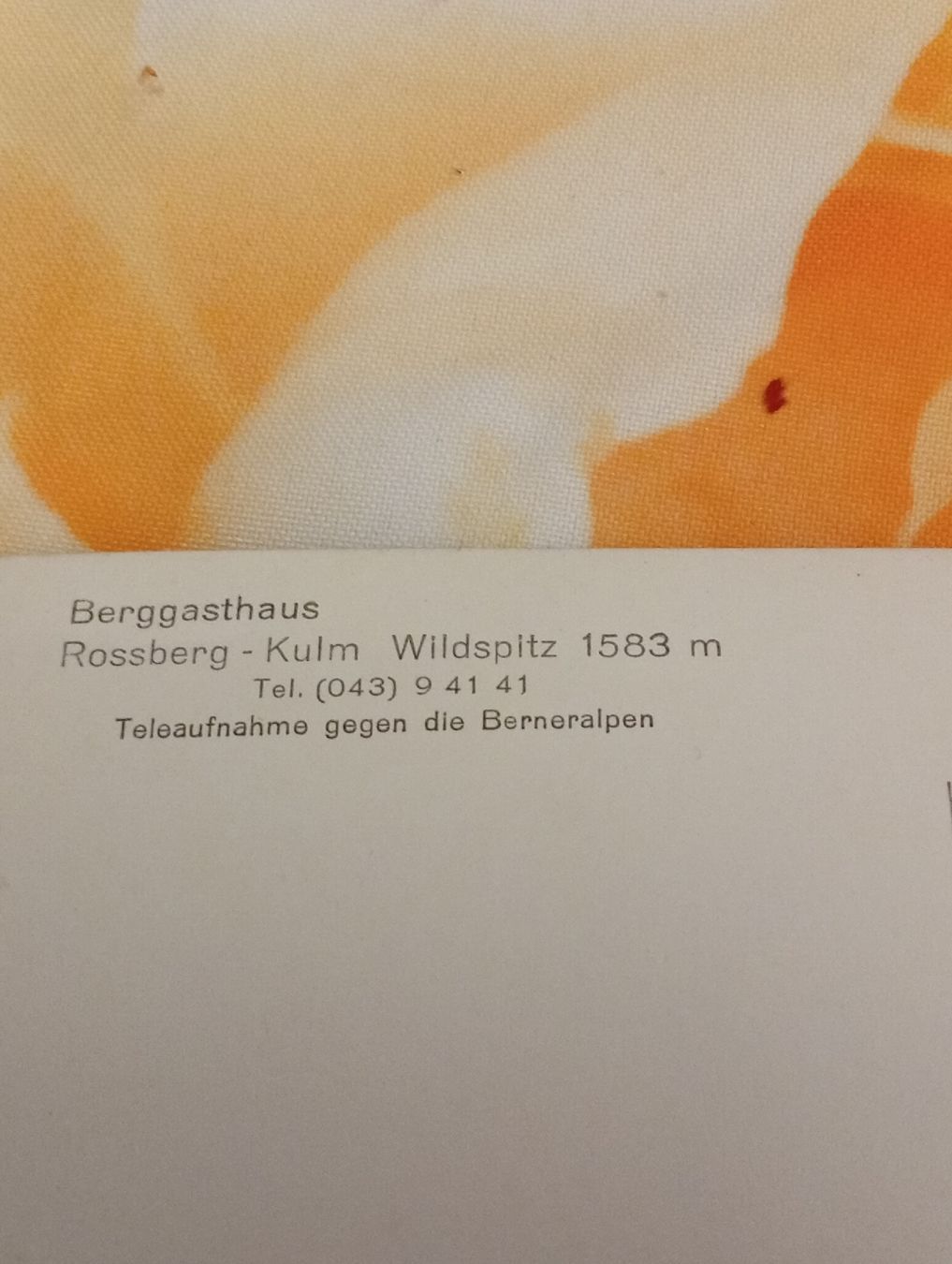 Cartoline postali: Alte Ansichtskarte Berner Alpen, Berggasthaus Wildspitz. – Usato da Engelburg venduto da CH.Me 2