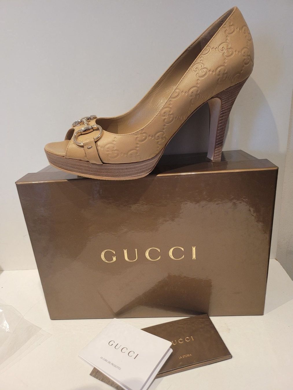Gucci Scarpe da donna: Gucci Pumps Beige Leder – Usato da Binningen venduto da lieblingsstyle 1