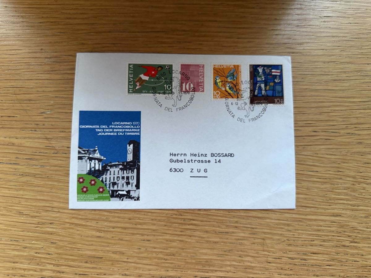 Tutti i francobolli: 5 mal Tag der Briefmarke Schweiz – Usato da Murgenthal venduto da Tina_4055 2