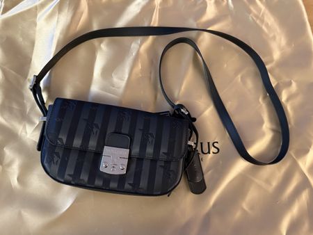 Maison Mollerus – Elegante Crossbody-Tasche Schwarz/Silber