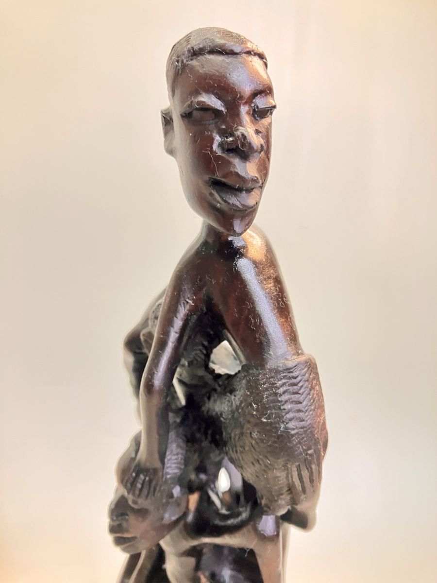 Sculture & Statue: Uiamaa Lebensbaum Figur aus Ebenholz – Usato da Horw venduto da luzernicus 3
