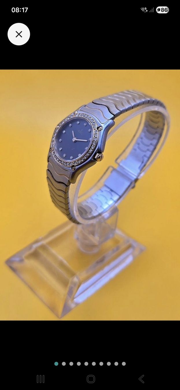 Ebel Orologi: Superbe EBEL Classic Sport Wave Diamants Dame – Usato da Bercher venduto da gfc_cs28 3