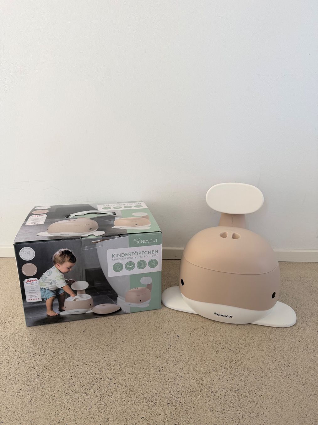 WC: Kindsgut Kindertöpfchen Wal (Farbe: Sand) – Nuovo (secondo la descrizione) da Zürich venduto da Cia91