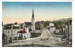 St. Gallen - Stadt - St. Leonhardkirche - neue Bahnbrücke