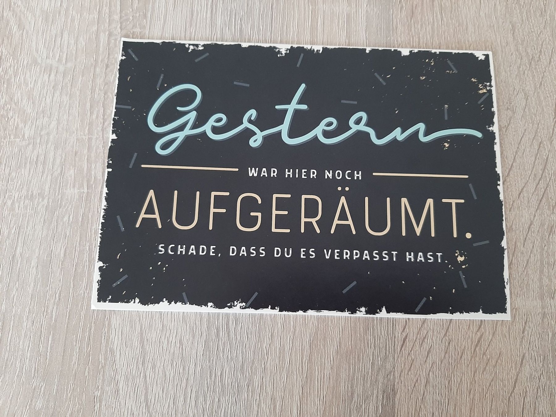 Cartes postales: Ansichtskarte mit Spruch, Vintage – Neuf (Voir description) à Menziken par Rien1