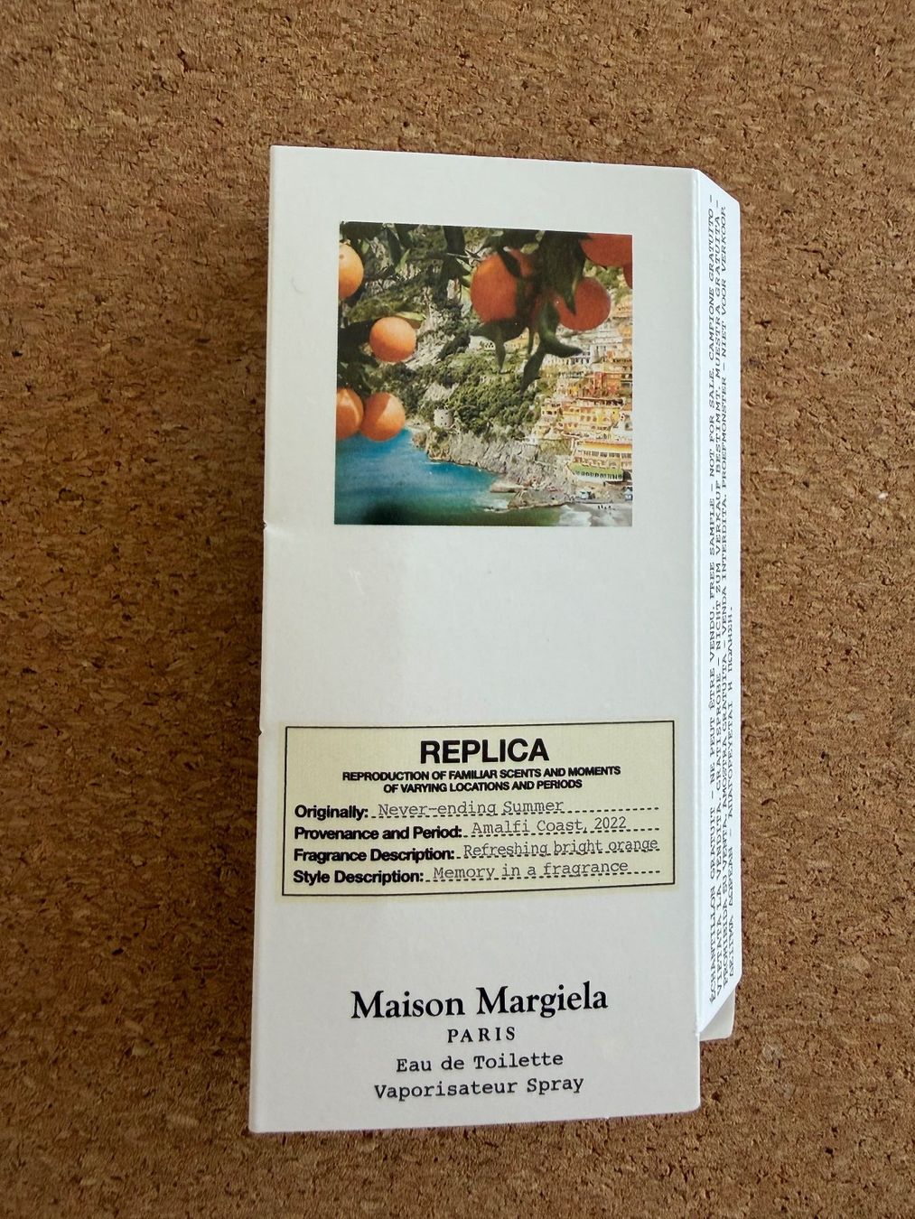 Maison Margiela Parfum & Eau de Toilette: Replica Never Ending Summer EDT, Sample 1.2ml – Neu und originalverpackt aus Wilen b. Wollerau von rosmarin13