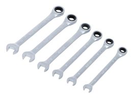 Ratschenring-Maulschlüssel-Satz, 8,9,10,11,12,13mm 6-tlg.