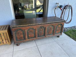 Antique wooden chest