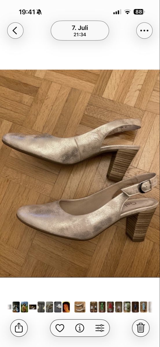 Gabor Chaussures femmes: Goldene Pumps von Gabor – Neuf (Voir description) à Donat par troja007