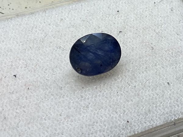 Edelsteine: Natürlicher Saphir 10x8mm – Neu (gemäss Beschreibung) aus Luzern von S.Kern01