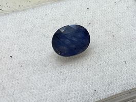 Natürlicher Saphir 10x8mm