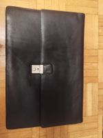 Sacoche en cuir noir