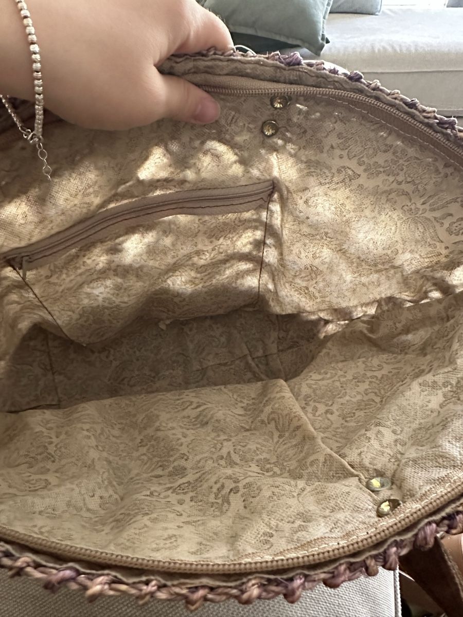 Borse da donna: Vintage grosse Strohtasche - Strandtasche  – Usato da Biberstein venduto da sam_wg9t 2