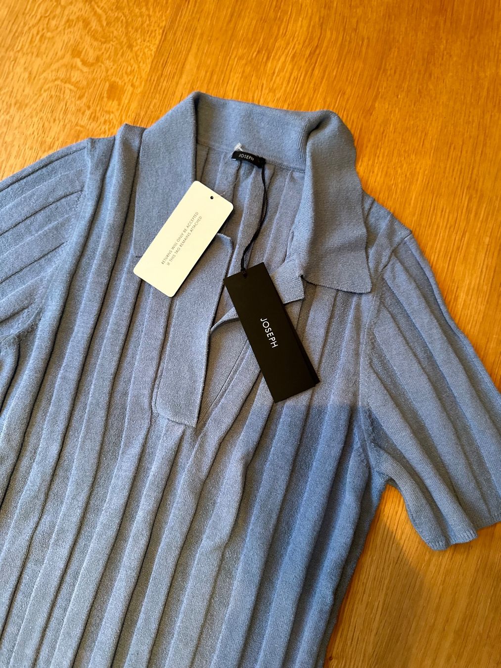 Magliette Polo: NEW Joseph blue polo viscose blend size L – Nuovo e nell'imballaggio originale da Oberägeri venduto da abo_27mv 7