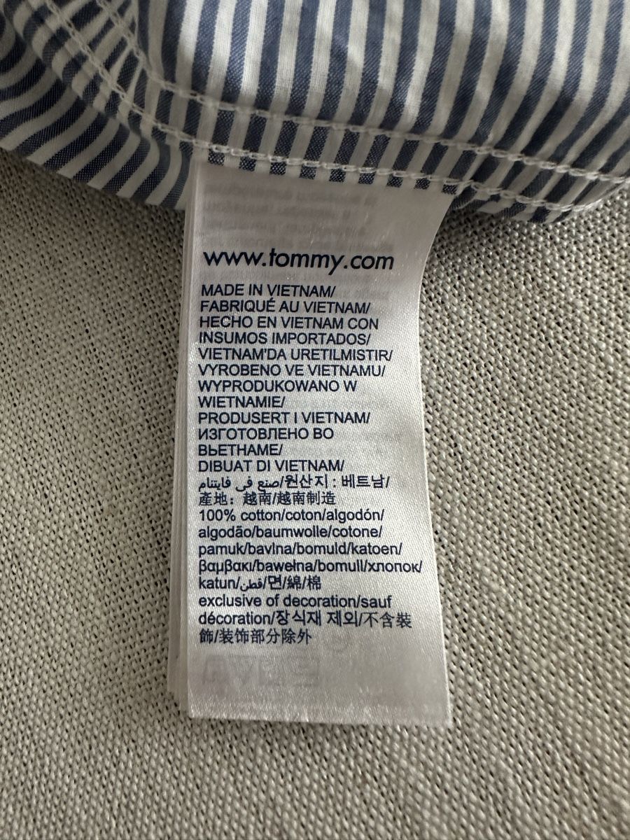 Tommy Hilfiger Hemden: Kurzarmhemd Tommy Hilfiger hellblau weiss gestreift – Gebraucht aus Zürich von equalizer87 4