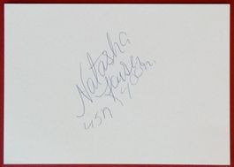 Natasha Kaiser-Brown Autogramm signiert Karte 10x15cm