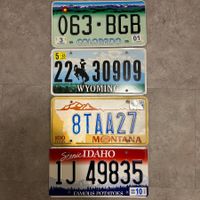 🇺🇸US Autoschild Rocky Mountains - Colorado Montana Wyoming