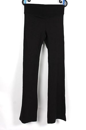 BERSHKA Stoffhose schwarz S